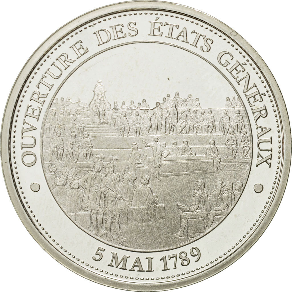 Frankreich, Medal, Ouverture des États Généraux, 1989, Proof, UNZ, Silber
