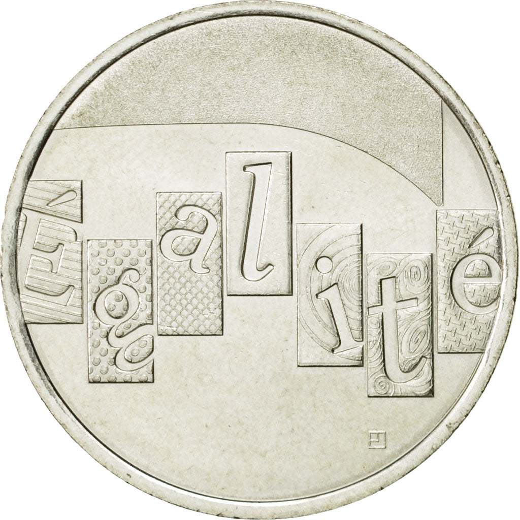 France, 5 Euro, Egalité, 2013, MS(60-62), Silver