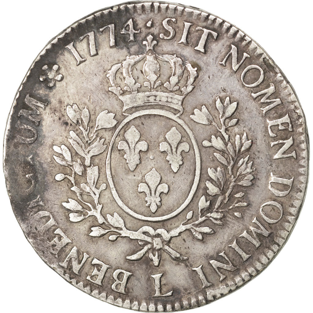 Monnaie, France, Louis XV, Écu à la vieille tête, Ecu, 1774, Bayonne, TTB