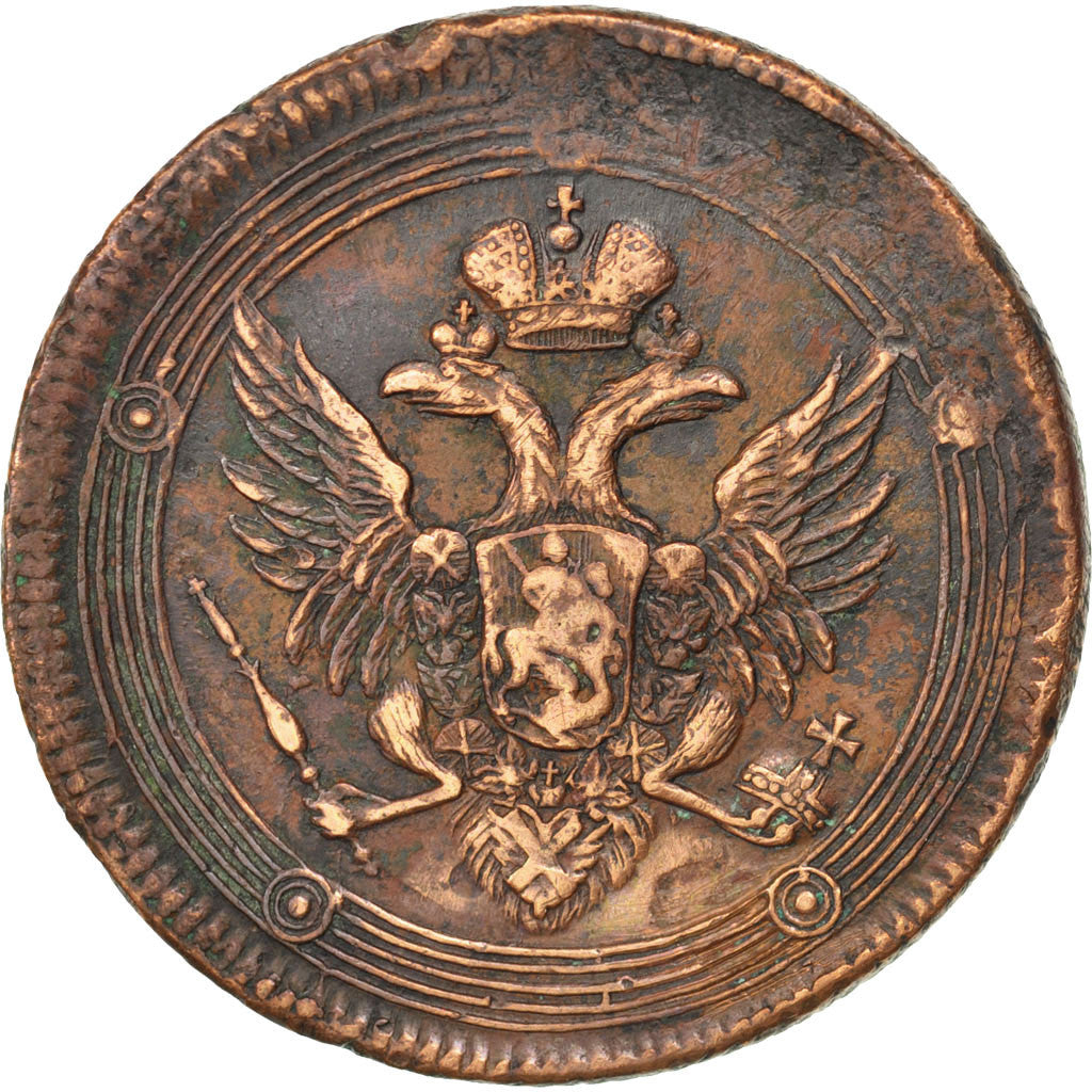 Moneda, Rusia, Alexander I, 5 Kopeks, 1803, Ekaterinbourg, MBC, Cobre, KM:115.1