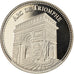 France, Medal, Paris - L'Arc de Triomphe, Geography, MS(65-70), Copper-nickel