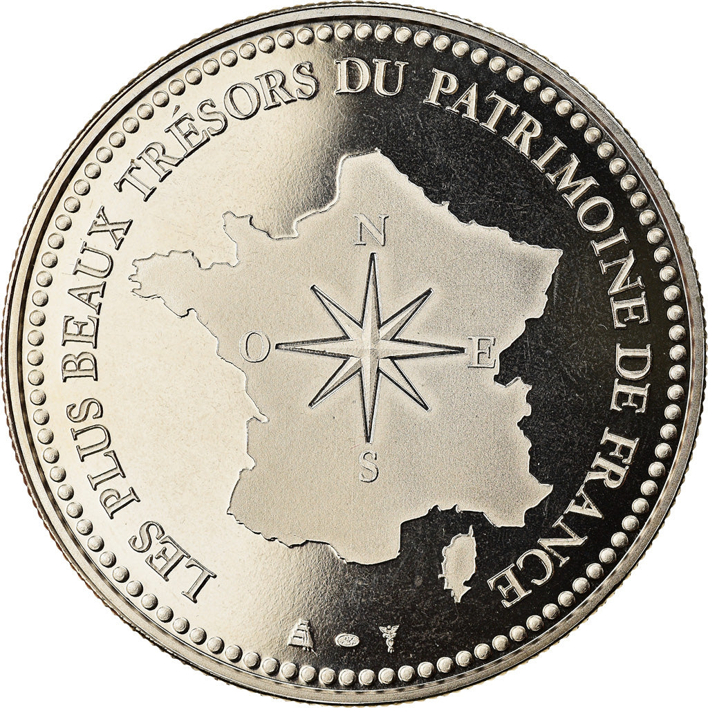 France, Medal, Paris - L'Arc de Triomphe, Geography, MS(65-70), Copper-nickel