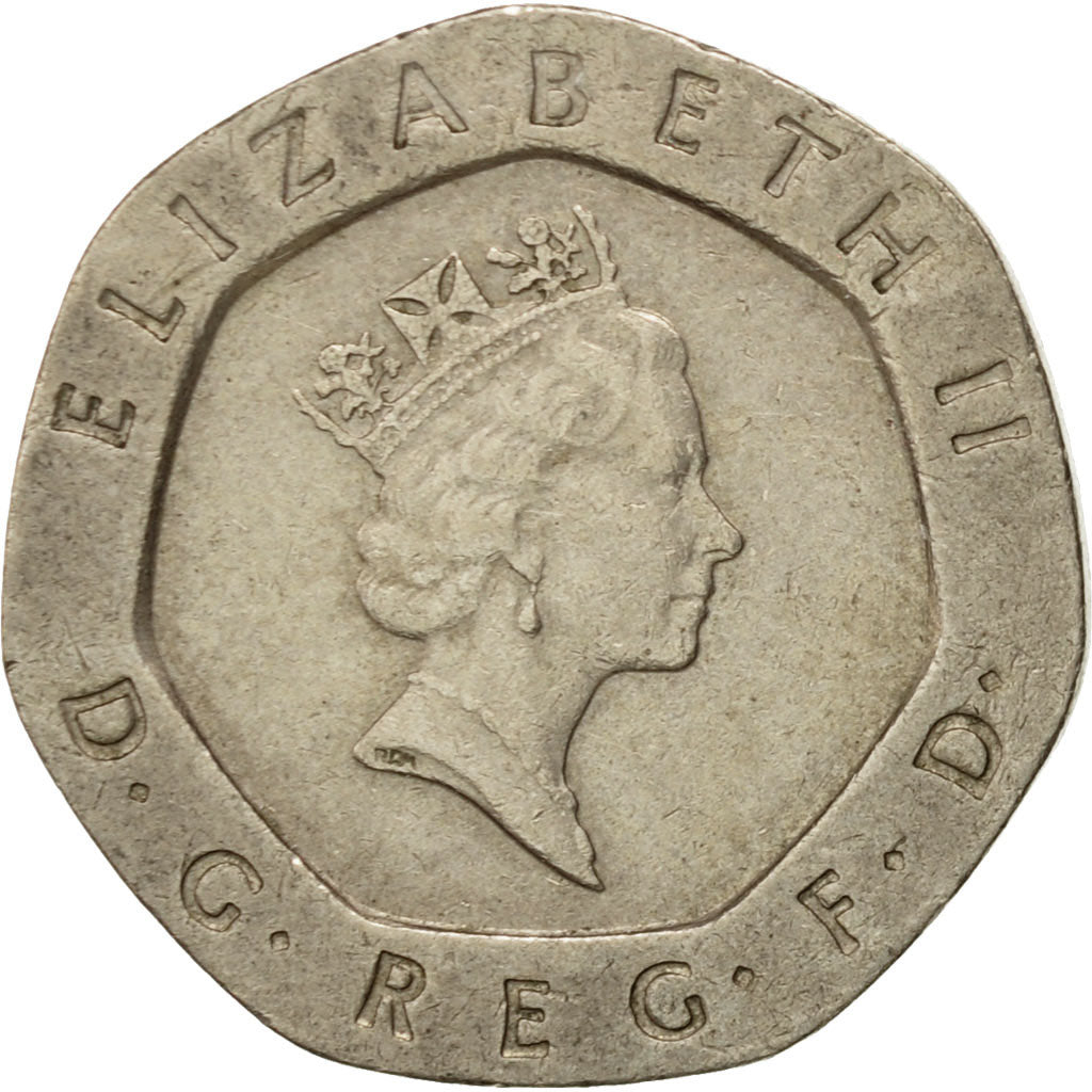 Münze, Großbritannien, Elizabeth II, 20 Pence, 1988, SS, Copper-nickel, KM:939