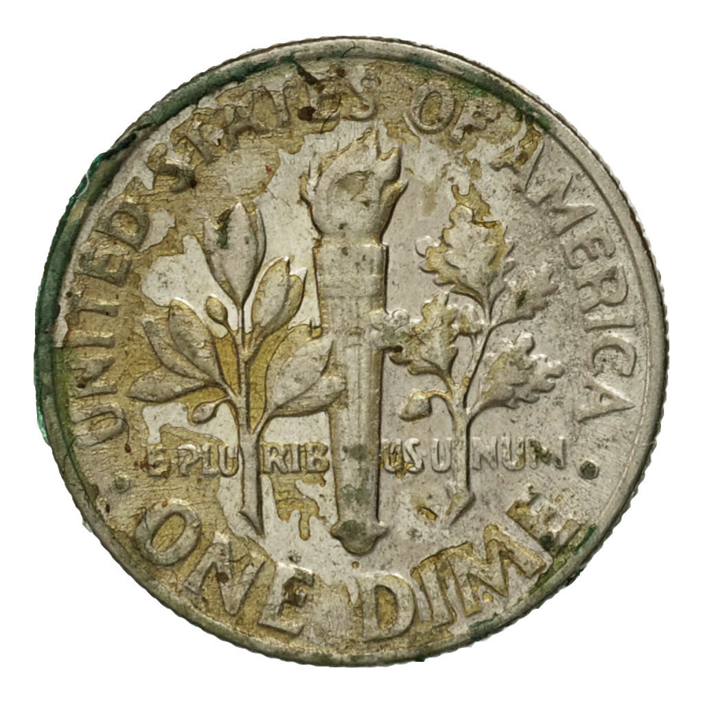 Coin, United States, Roosevelt Dime, Dime, 1965, U.S. Mint, Philadelphia