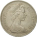 Moneda, Gran Bretaña, Elizabeth II, 10 New Pence, 1968, MBC, Cobre - níquel