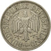 Coin, GERMANY - FEDERAL REPUBLIC, Mark, 1950, Karlsruhe, EF(40-45)