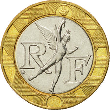 Monnaie, France, Génie, 10 Francs, 1988, Paris, SUP, Bi-Metallic, KM:964.1