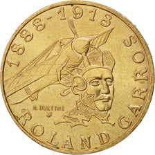 Monnaie, France, Roland Garros, 10 Francs, 1988, Paris, SUP, Aluminum-Bronze