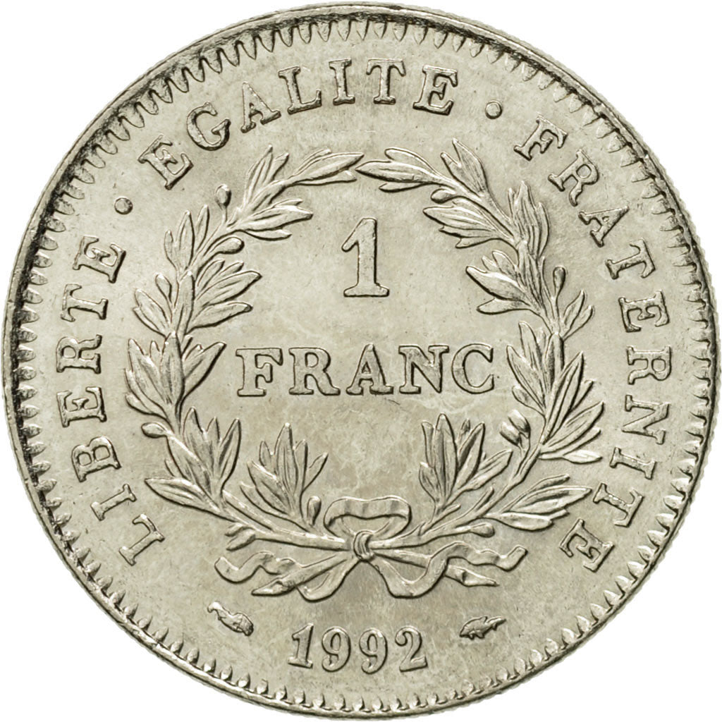Monnaie, France, République, Franc, 1992, Paris, SUP+, Nickel, KM:1004.1
