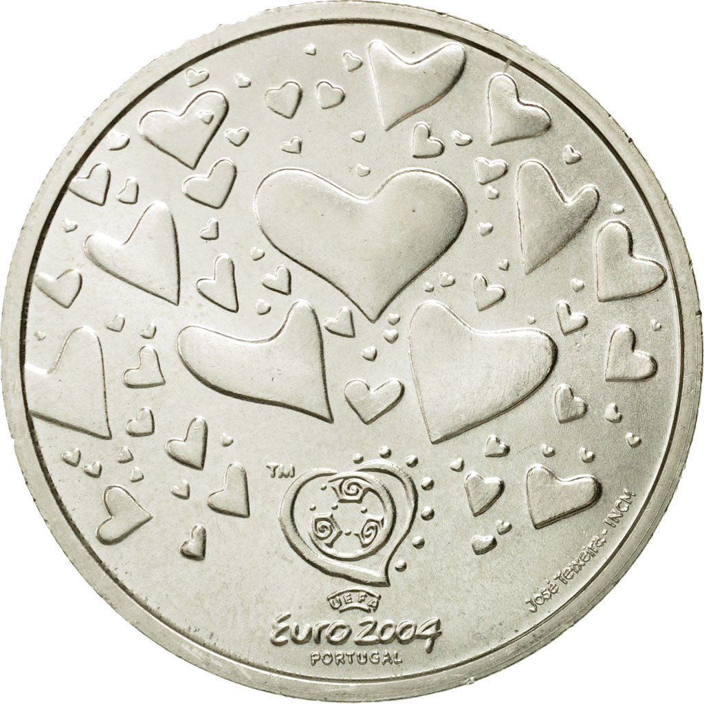 Portugal, 8 Euro, 2003, Lisbon, MS(63), Srebro, KM:751