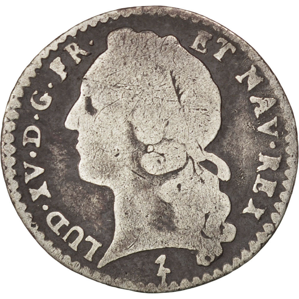 Moneta, Francia, Louis XV, 1/20 Écu au bandeau (6 sols), 6 Sols, 1/20 ECU