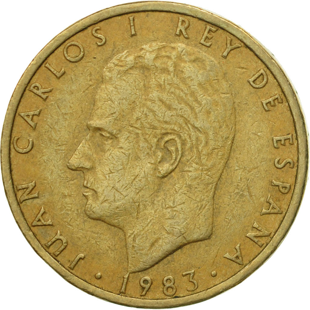 Moneda, España, Juan Carlos I, 100 Pesetas, 1983, Madrid, MBC, Aluminio -