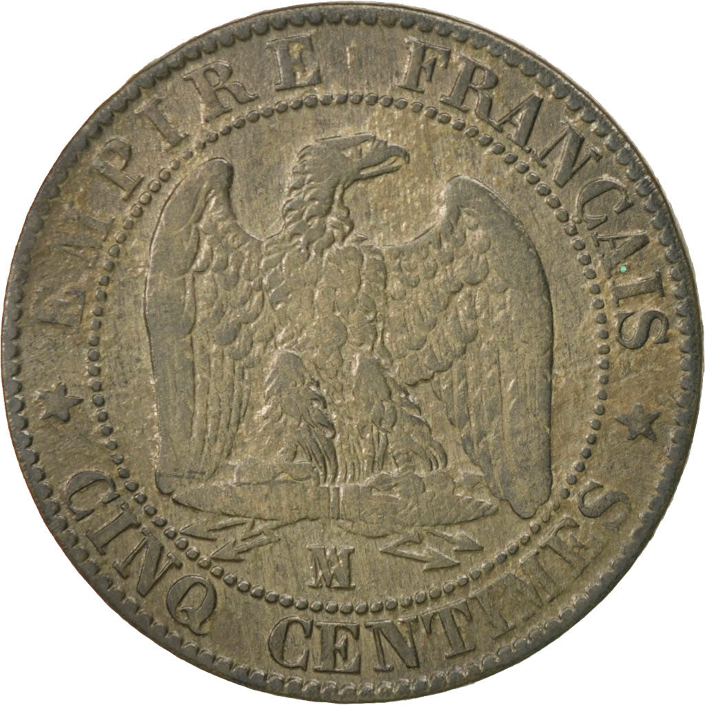 Münze, Frankreich, Napoleon III, Napoléon III, 5 Centimes, 1857, Marseille