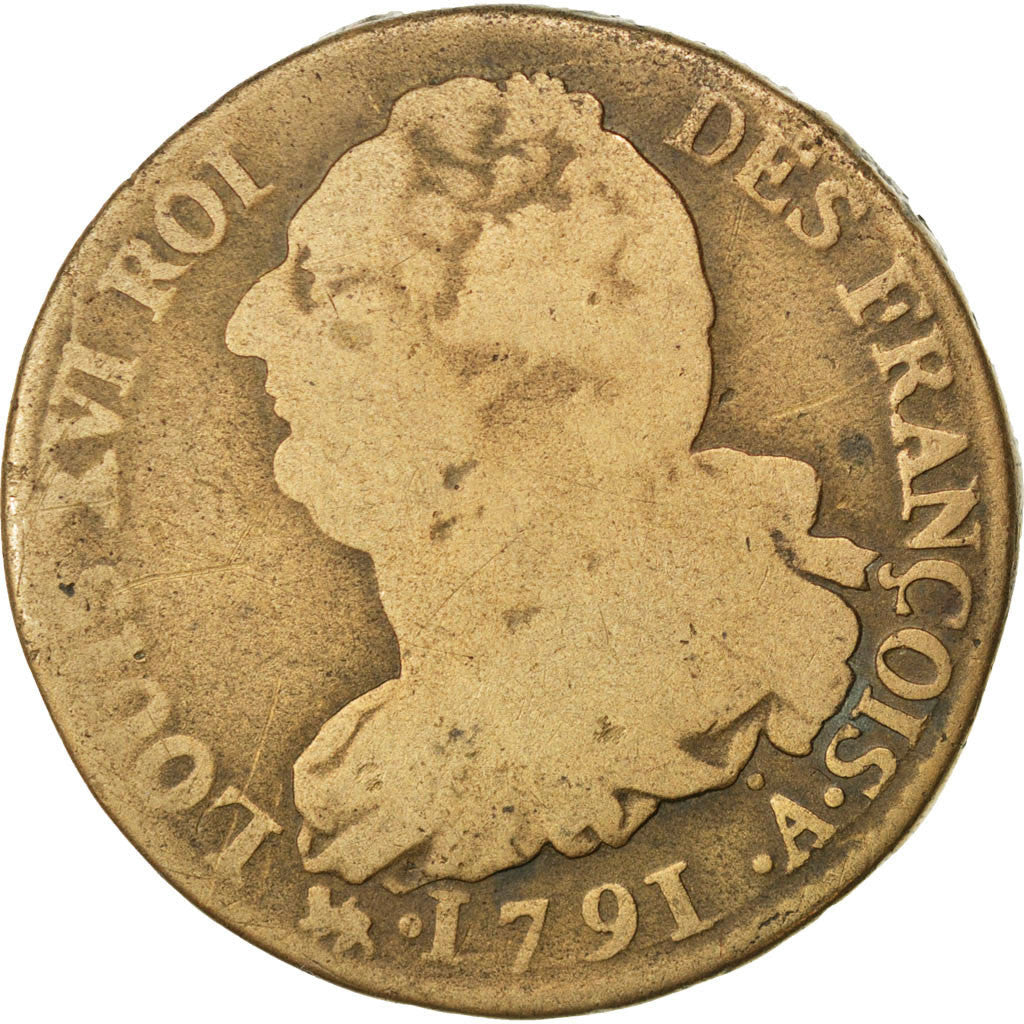 Coin, France, 2 sols françois, 2 Sols, 1791, Paris, VF(20-25), Bronze