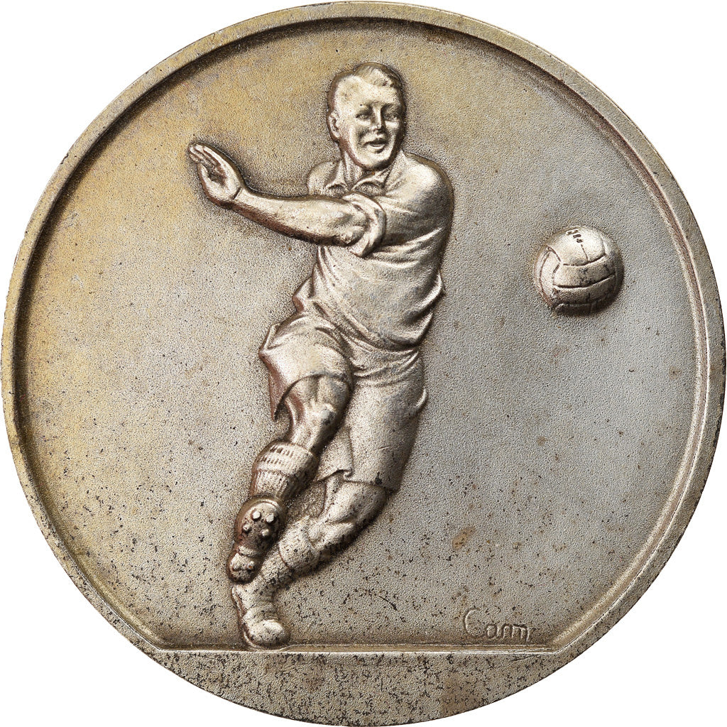 France, Medal, Sport, Football, Cam., MS(60-62), Silvered bronze