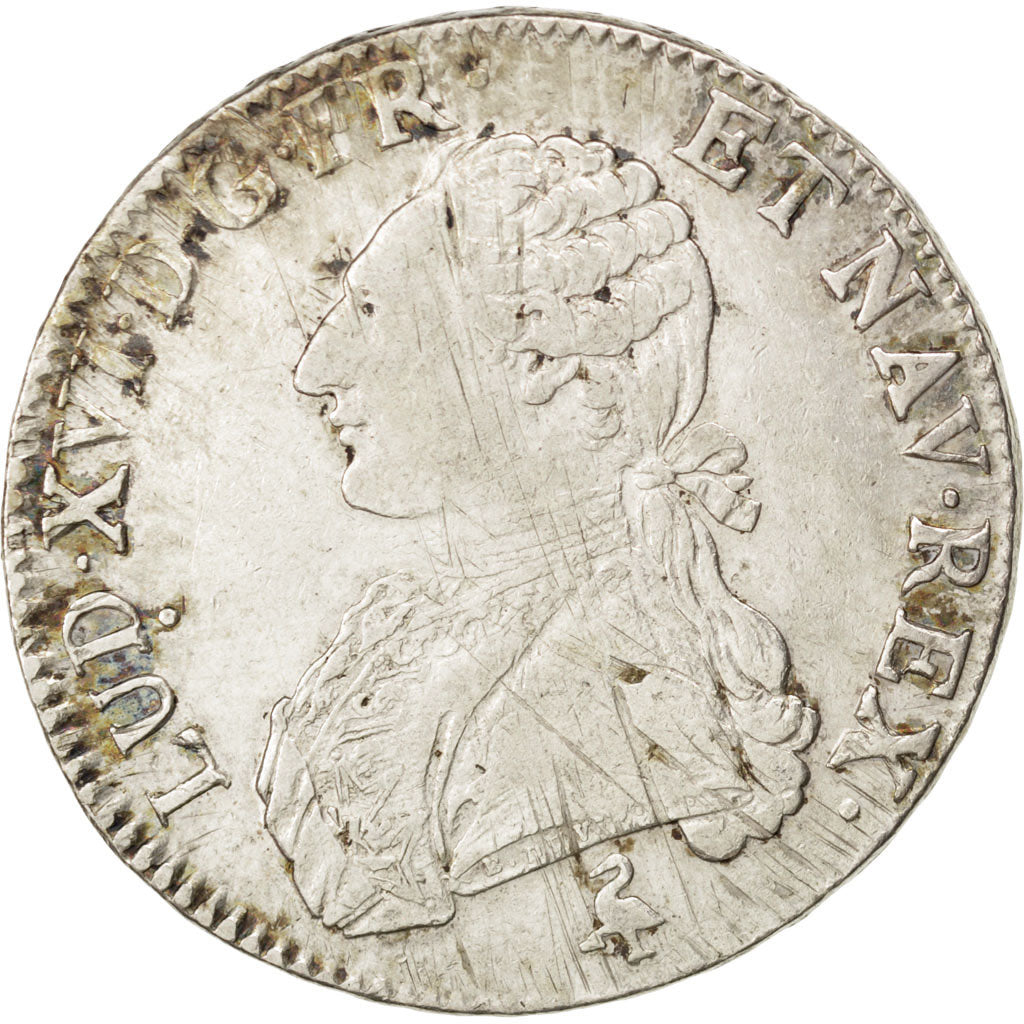 Moneta, Francia, Louis XVI, Écu aux branches d'olivier, Ecu, 1784, Paris, BB