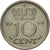 Coin, Netherlands, Wilhelmina I, 10 Cents, 1948, EF(40-45), Nickel, KM:177