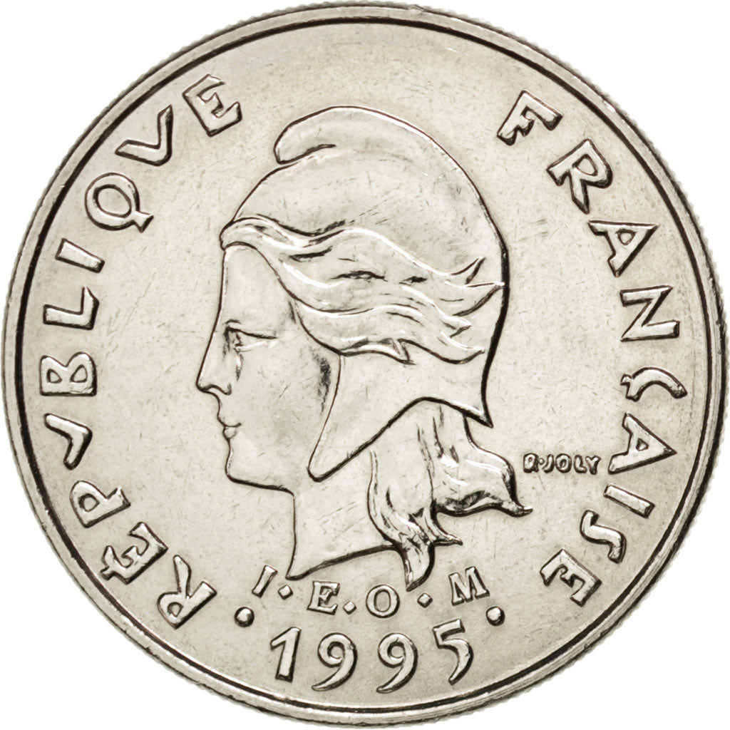 Monnaie, Nouvelle-Calédonie, 10 Francs, 1995, SUP+, Nickel, KM:11