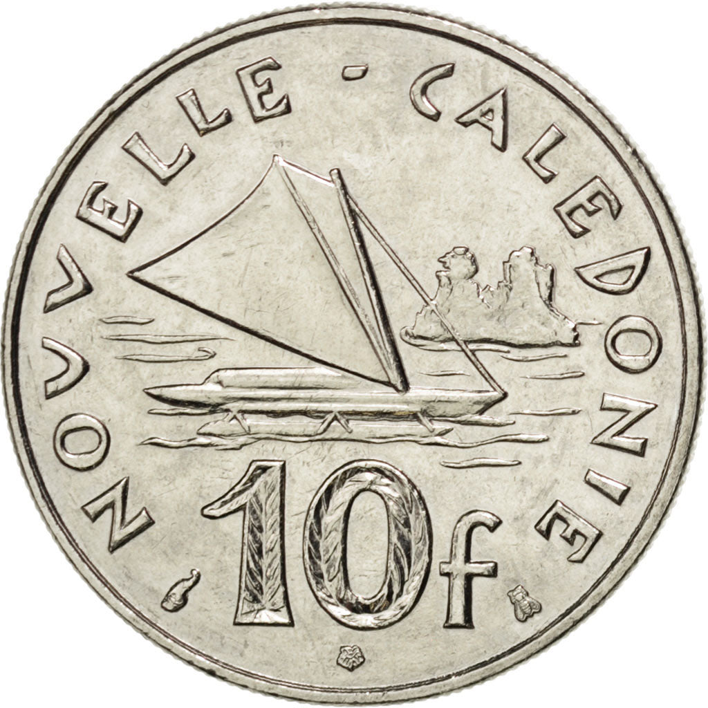 Monnaie, Nouvelle-Calédonie, 10 Francs, 1995, SUP+, Nickel, KM:11