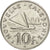 Munten, Nieuw -Caledonië, 10 Francs, 1995, PR+, Nickel, KM:11