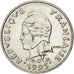 Moneta, Nuova Caledonia, 10 Francs, 1995, SPL, Nichel, KM:11