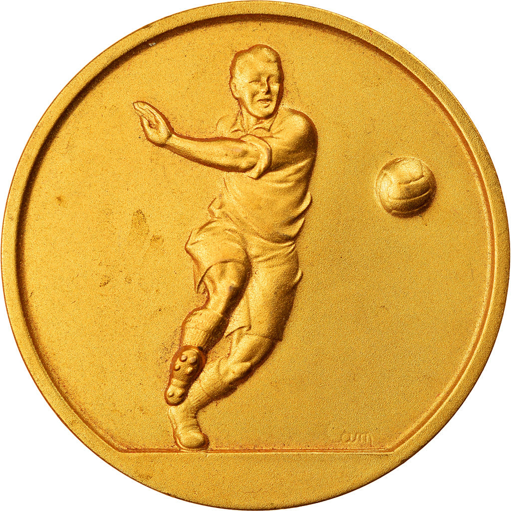 França, Medal, Sport, Football, Cam., MS(60-62), Bronze Dourado