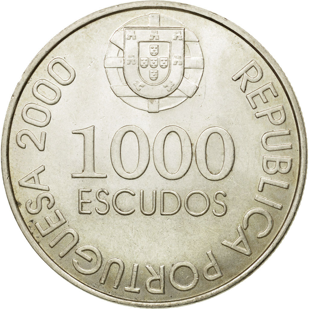 Monnaie, Portugal, 1000 Escudos, 2000, SPL, Argent, KM:732