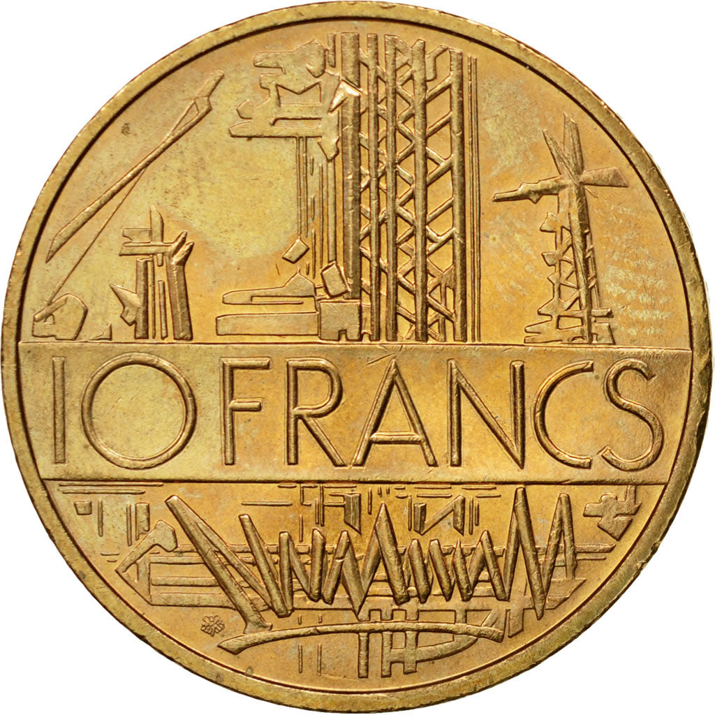 Coin, France, Mathieu, 10 Francs, 1979, Paris, MS(60-62), Nickel-brass, KM:940