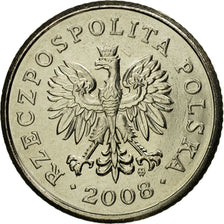 Coin, Poland, 50 Groszy, 2008, Warsaw, MS(65-70), Copper-nickel, KM:281