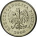 Coin, Poland, 50 Groszy, 2008, Warsaw, MS(65-70), Copper-nickel, KM:281