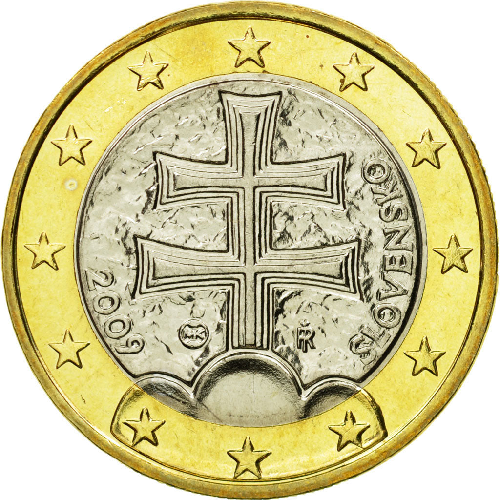 Slowakije, Euro, 2009, FDC, Bi-Metallic, KM:101