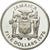 Coin, Jamaica, Elizabeth II, 5 Dollars, 1976, Franklin Mint, USA, MS(65-70)