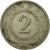 Moneta, Jugosławia, 2 Dinara, 1973, EF(40-45), Miedź-Nikiel-Cynk, KM:57