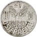 Münze, Österreich, 10 Groschen, 1957, Vienna, SS, Aluminium, KM:2878