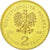 Coin, Poland, 2 Zlote, 2008, Warsaw, MS(63), Brass, KM:659