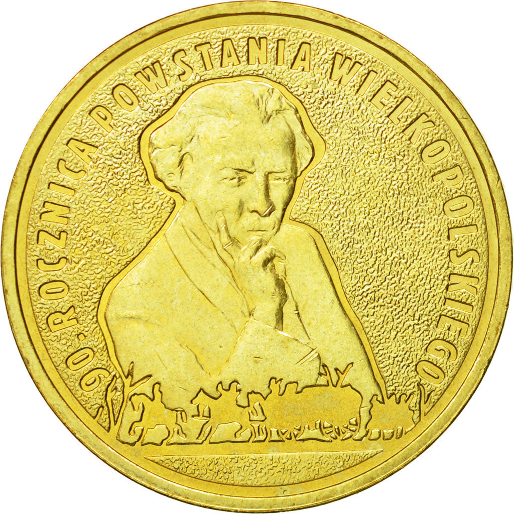 Coin, Poland, 2 Zlote, 2008, Warsaw, MS(63), Brass, KM:662