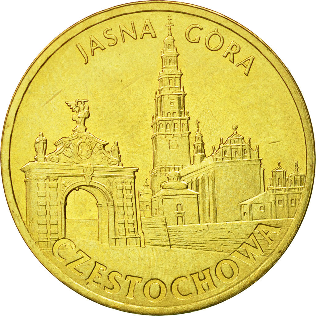 Coin, Poland, 2 Zlote, 2009, Warsaw, MS(63), Brass, KM:709
