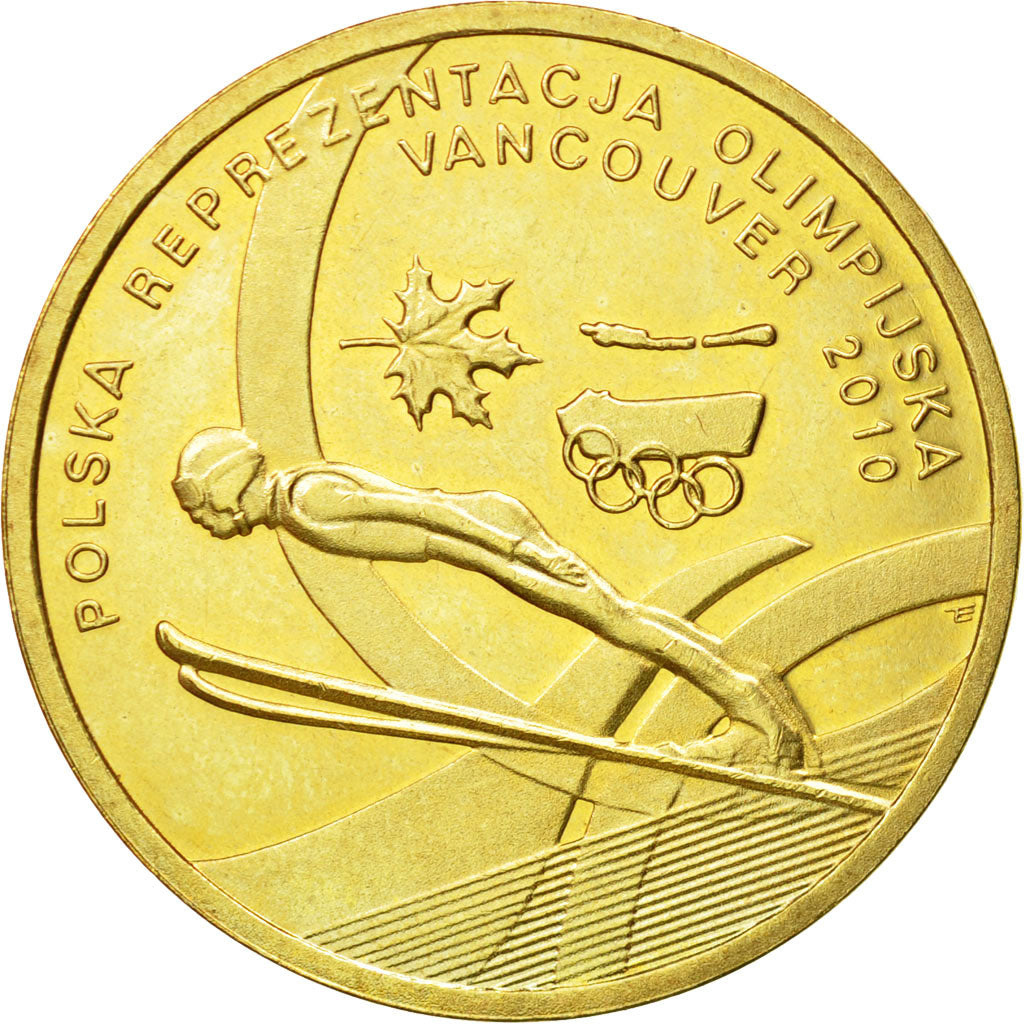 Coin, Poland, 2 Zlote, 2010, Warsaw, MS(63), Brass, KM:715