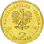 Moneda, Polonia, 2 Zlote, 2010, Warsaw, SC, Latón, KM:715