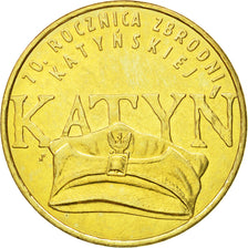 Coin, Poland, 2 Zlote, 2010, Warsaw, MS(63), Brass, KM:721
