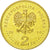 Coin, Poland, 2 Zlote, 2010, Warsaw, MS(63), Brass, KM:725