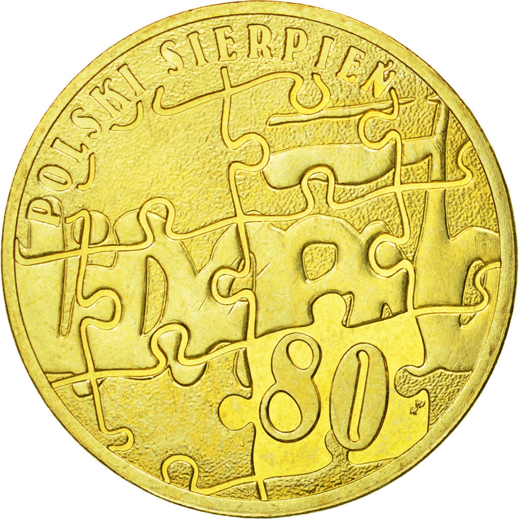 Coin, Poland, 2 Zlote, 2010, Warsaw, MS(63), Brass, KM:737