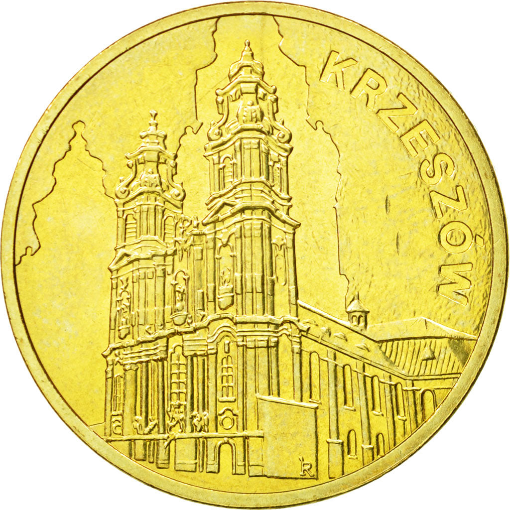 Coin, Poland, 2 Zlote, 2010, Warsaw, MS(63), Brass, KM:744