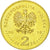 Moneda, Polonia, 2 Zlote, 2010, Warsaw, SC, Latón, KM:752