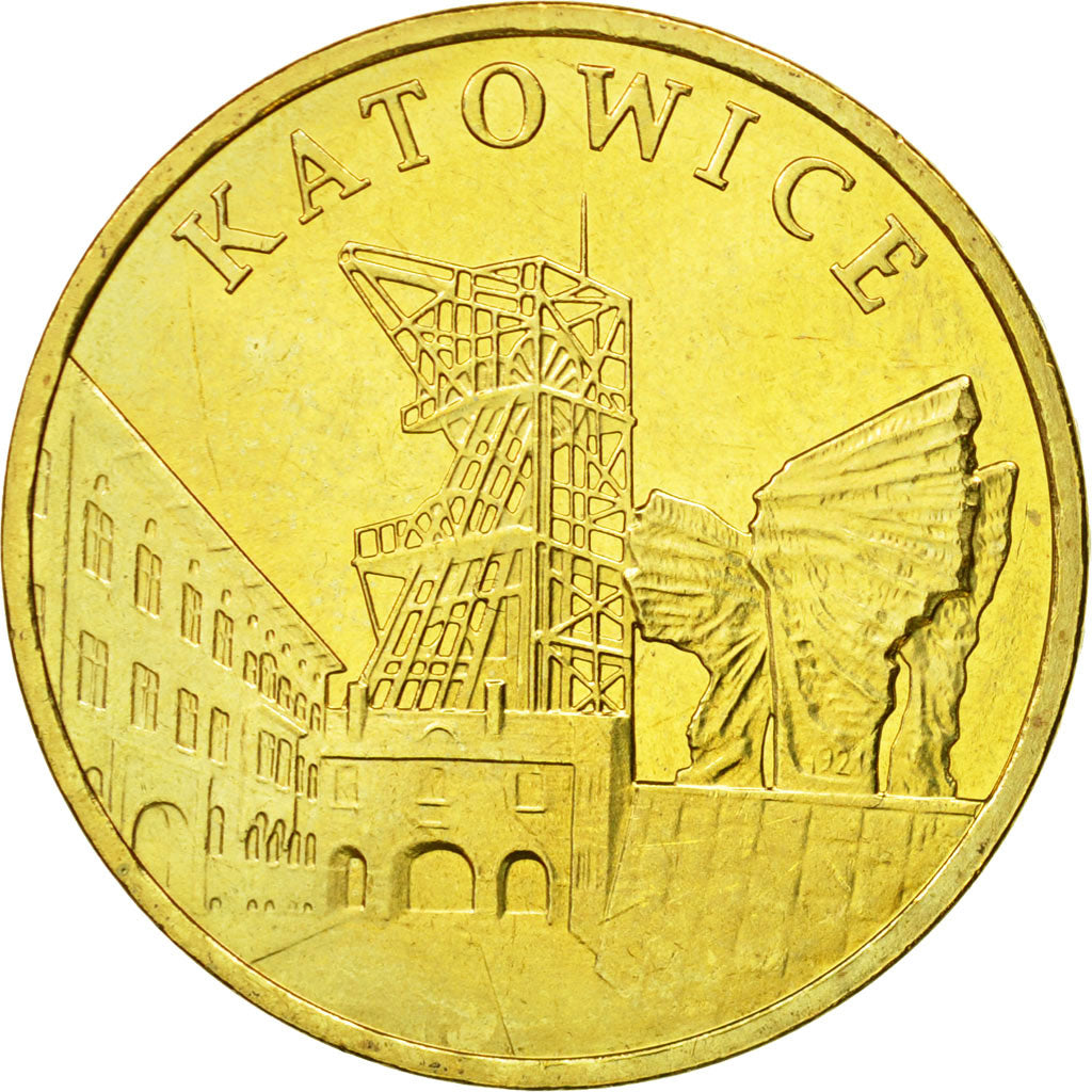 Coin, Poland, 2 Zlote, 2010, Warsaw, MS(63), Brass, KM:761