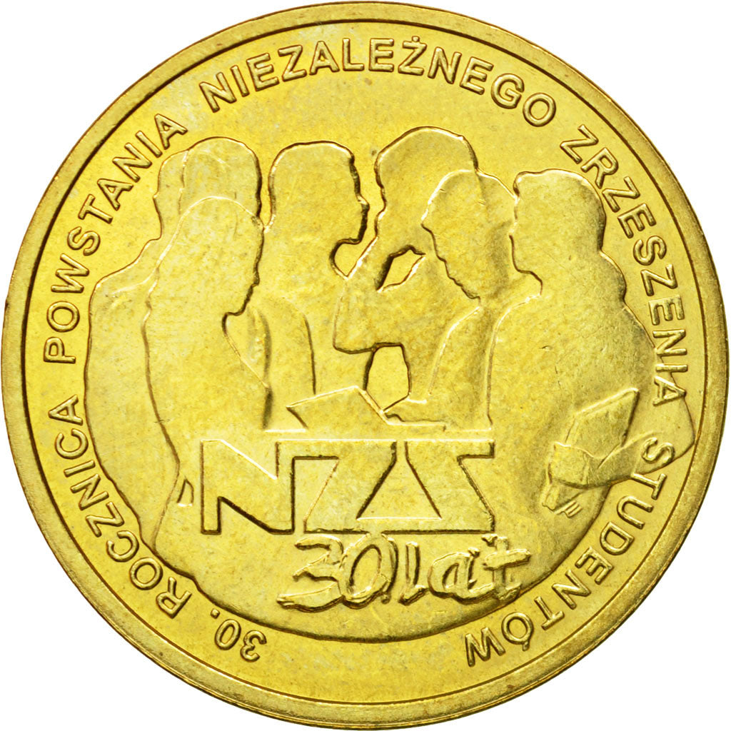 Coin, Poland, 2 Zlote, 2011, Warsaw, MS(63), Brass, KM:767