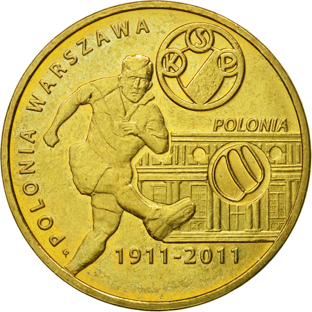 Coin, Poland, 2 Zlote, 2011, Warsaw, MS(63), Brass, KM:799