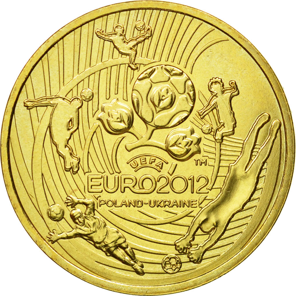 Coin, Poland, 2 Zlote, 2012, Warsaw, MS(63), Brass, KM:823