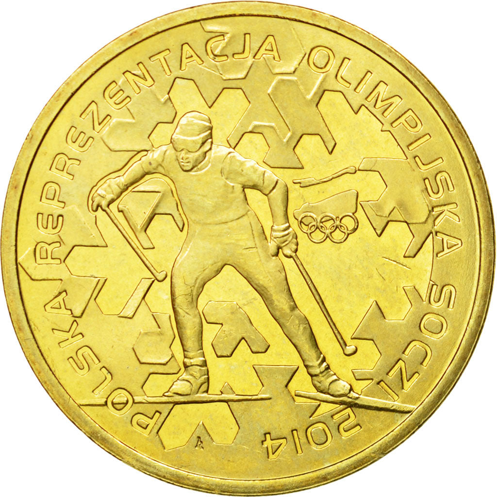 Coin, Poland, 2 Zlote, 2014, Warsaw, MS(63), Cupro-Aluminium, KM:893
