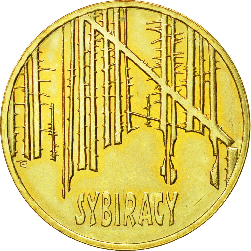 Coin, Poland, 2 Zlote, 2008, Warsaw, MS(63), Brass, KM:638